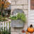 Vintage Metal Wall Planter for Outdoor/Indoor Plants,Faux Plants & Flowers,Wall Storage Basket for Letters Post Cards-888114248