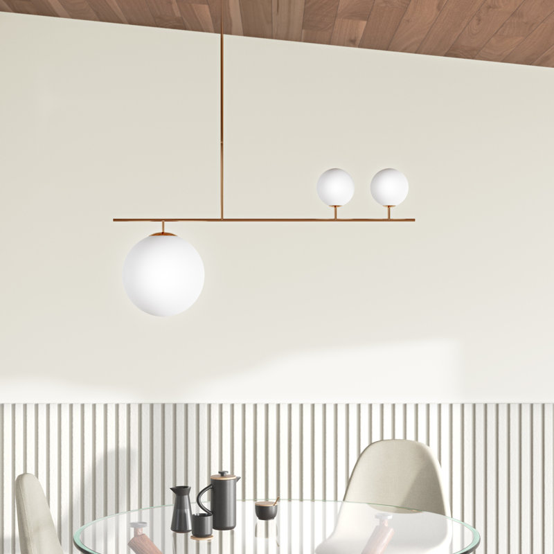 Orion 3 Light Unique / Statement Geometric Chandelier