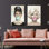 Audrey Hepburn, Marilyn Monroe Bubble Gum - ensemble de 2 reproductions sur toiles tendues