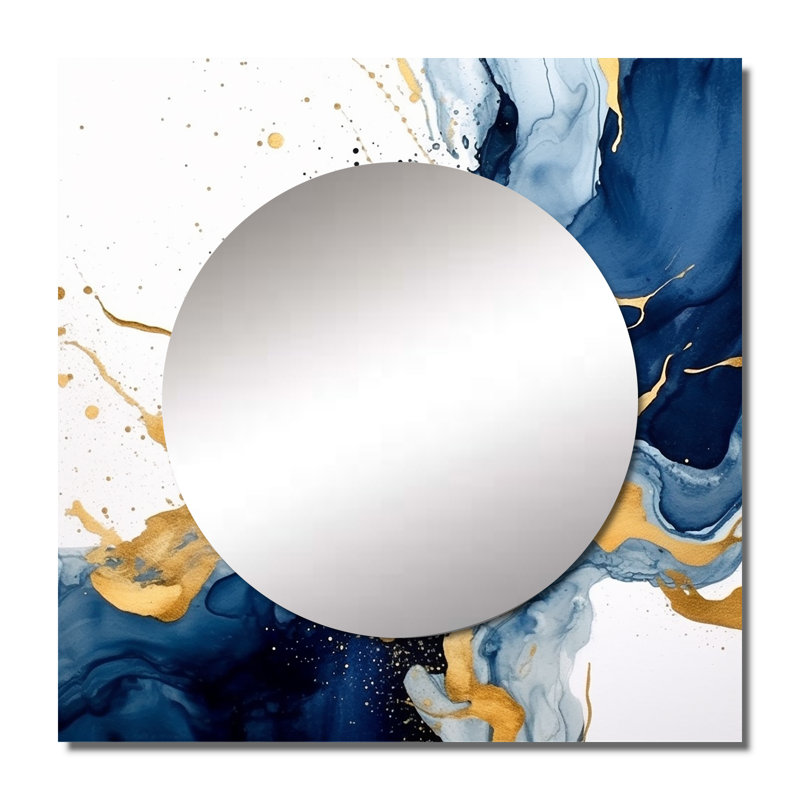 Miroir mural de salon Adriany, 23 po x 23 po