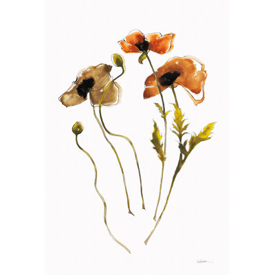 «Autumn Orientals Vignette II» par Shirley Novak, reproduction