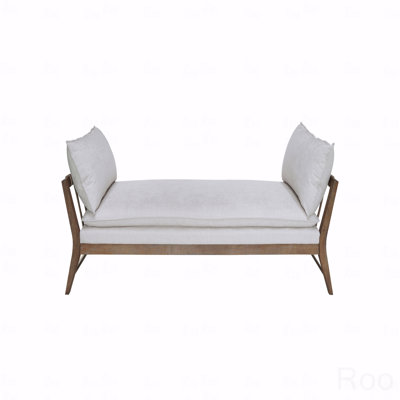 Daybed W/ Leather Strap Detail