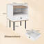 41cm W Metal Bedside Table-1308406302