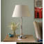 Lampe de table moderne en verre à finition chromée 1pc