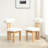 Dellar Boucle Upholstered Back Dining Chair-1200011525