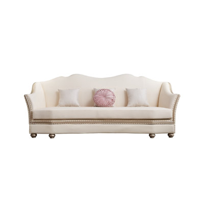 96.8'' Leather Sofa