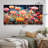 Peach Green Cactus Representation Multicolored Acrylic II - Floral Metal Art Print Set