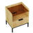 Arlen Modern Bedside Table with Charging Station & Glass Top â€“ 1-Drawer Nightstand,2Pcs-83597252-83597255