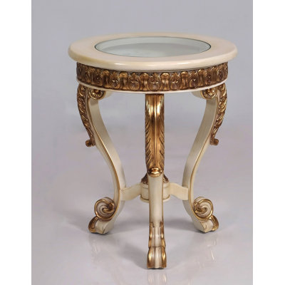 Veronica Glass End Table