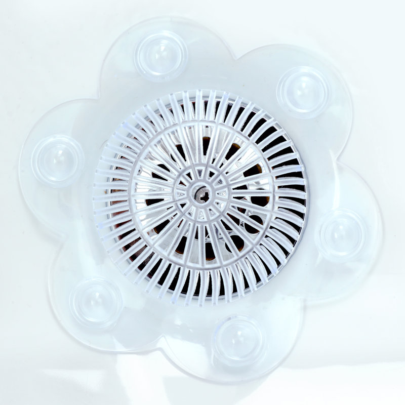 Drain de douche à grille stop-a-obstru
