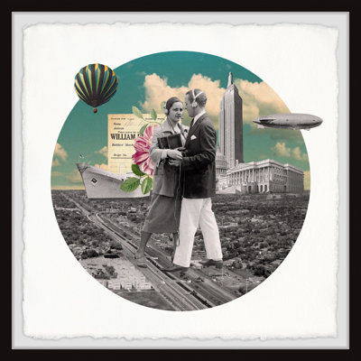 Area 51 Highway 1 Piece Single Picture Frame Painting