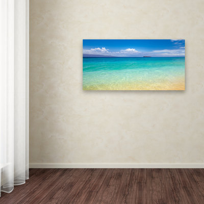 Fabrizzio "Blue Beach Maui" par Pierre Leclerc, reproduction de photo sur toile tendue