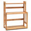 Freestanding Bamboo Spice Rack with Adjustable Racks