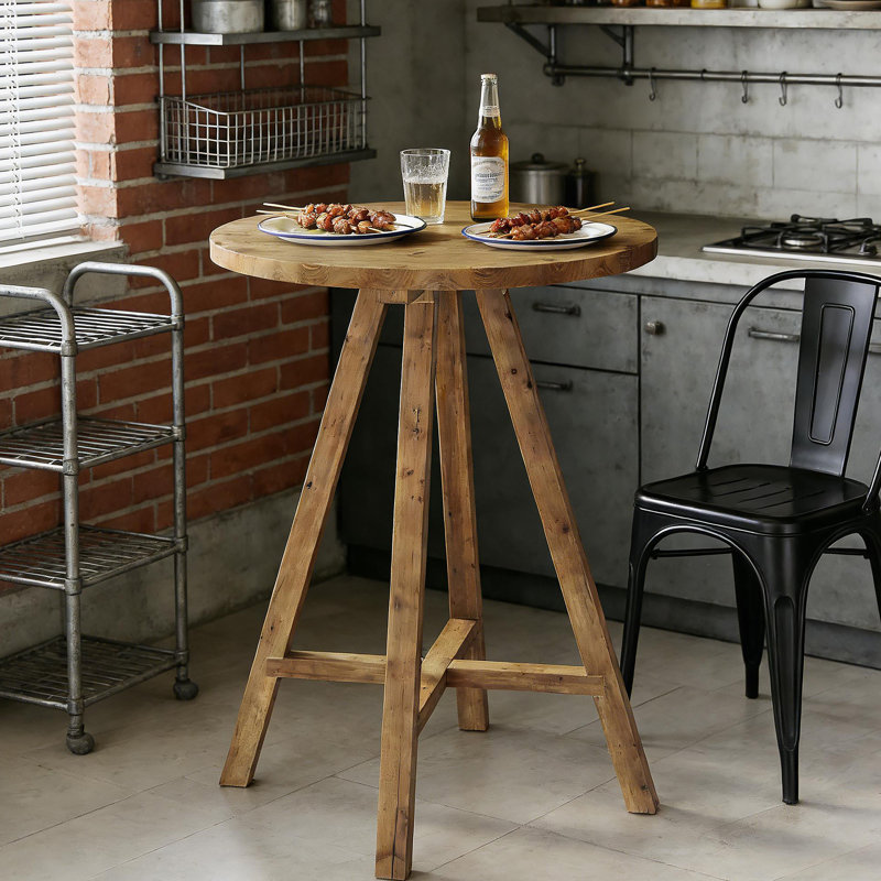 Table basse ronde, table de bistro, table de bar, table de cuisine