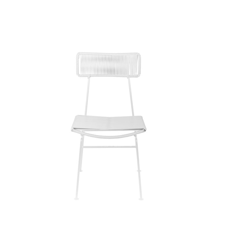 Chaise Hapi, Blanc / blanc