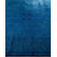 Tapis bleu nouvel âge 9 pi 6 po x 6 pi 1 po Crainville