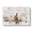 King Penguin Watercolour - Wrapped Canvas-56660149