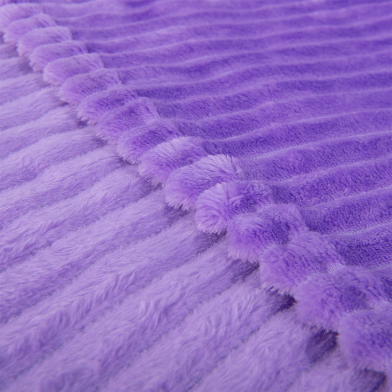 Couverture pour bébé en peluche?, Jeté, Mauve