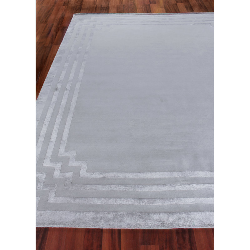 Vero Geometric Area Rug, Rectangle 6' x 9', Blue/Aqua