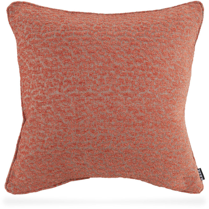 Frozen Love Square Cushion, Orange/Grau