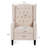 Manual Wing Chair Recliner, High Colorfastness Fabric Chair with Deep Tufted Back | Silver Nailhead Trim, 3 Adjustable Positions for All-Day Comfort-833237055