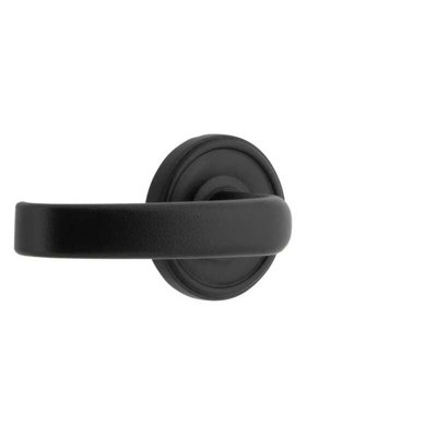 Ageless Iron Loch Rosette Passage with Crescent Lever
