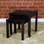 Ensemble de 2 tables gigognes en eucalyptus