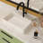 24"X14" White Ceramic Rectangular Vessel Bathroom Sink