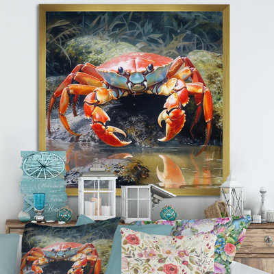 Crab Beachcombers III sur impression sur toile