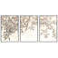 " Ethereal Cherry Blossoms Soft Floral Elegant Framed Illustration Modern Decor Relax Calm Chic " 3 - Pieces-98697511-98697512