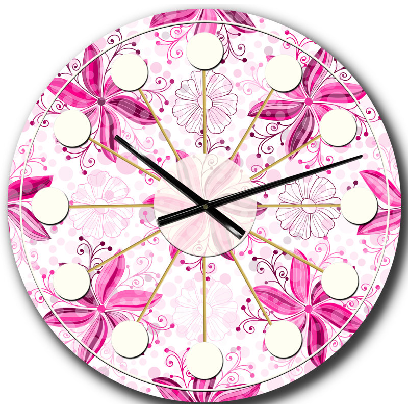 Horloge murale rétro Mid-Century, Grand