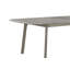 Table de salle à manger extensible rectangulaire 98 "en chêne gris Holland