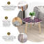 Ensemble de 2 tables basses gigognes Triangle