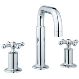 Widespread Bathroom Faucet with Drain