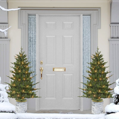 54' Lighted Pine Christmas Tree