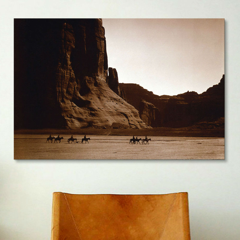 Canyon de Chelly, Arizona, reproduction de photo sur toile, H 12 po x l 18 po x P 1,5 po, Pas de tapis, Toile tendue