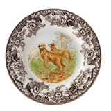 Spode Woodland Dogs Dinner Plate 10.5" Golden Ret