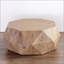 Table basse style rétro en relief tridimensionnel, durable et esthétique pour tout salon
