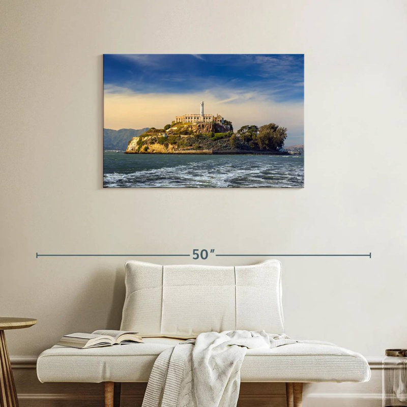 L'île d'Alcatraz, H 24 po x l 36 po