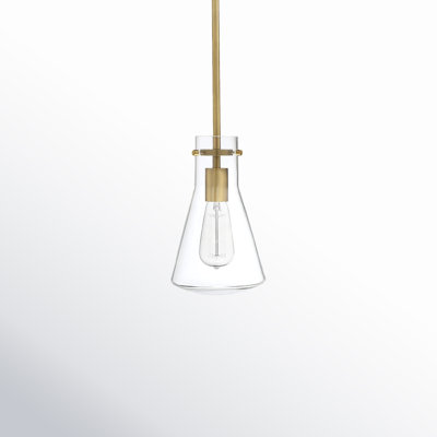 Renata Single Light Glass Dimmable Pendant