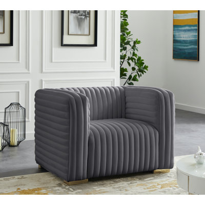 Fareid Velvet Armchair