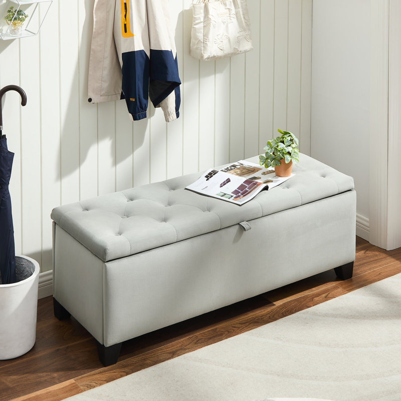 Espace de rangement beige avec une grande capacité pour divers objets - chaussures, livres, l 17,77 po x H 16,73 po, P 48,86 po