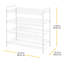 23.75'' W Metal Shelving Unit
