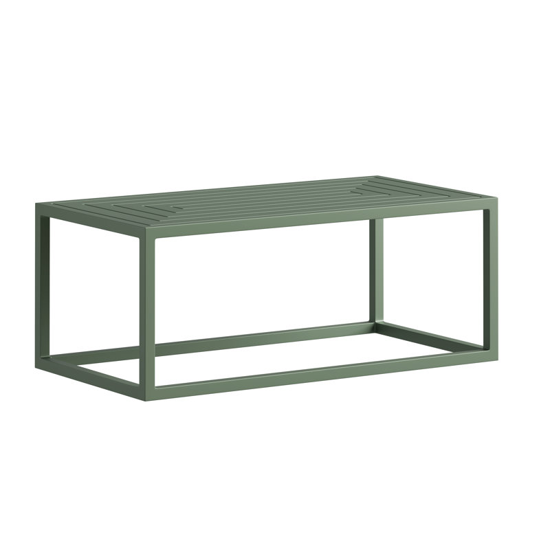 Rectangle Cocktail Table, Eucalyptus Green