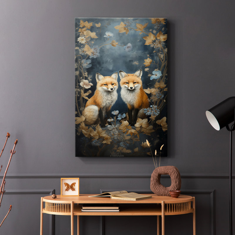 ANIMALS Series CDL XXXV - Toile tendue avec châssis Premium - Prêt à être accroché, H 27 po x l 18 po
