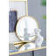  Mirror, Circle Mirror With Iron Frame-1200309352