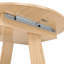 Tables de salle à manger extensibles en MDF (table seulement, sans chaises, avec plateau et pieds)