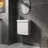 Wall-mounted Bathroom Vanity With Ceramic Sink