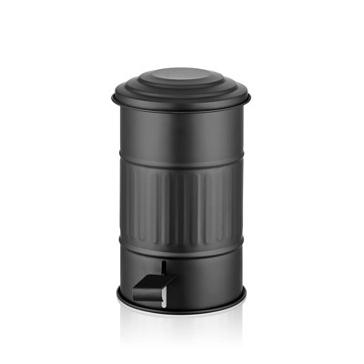 Whitmarsh Steel Step On and Odour Seal Kitchen Rubbish Bin - 1.32 L