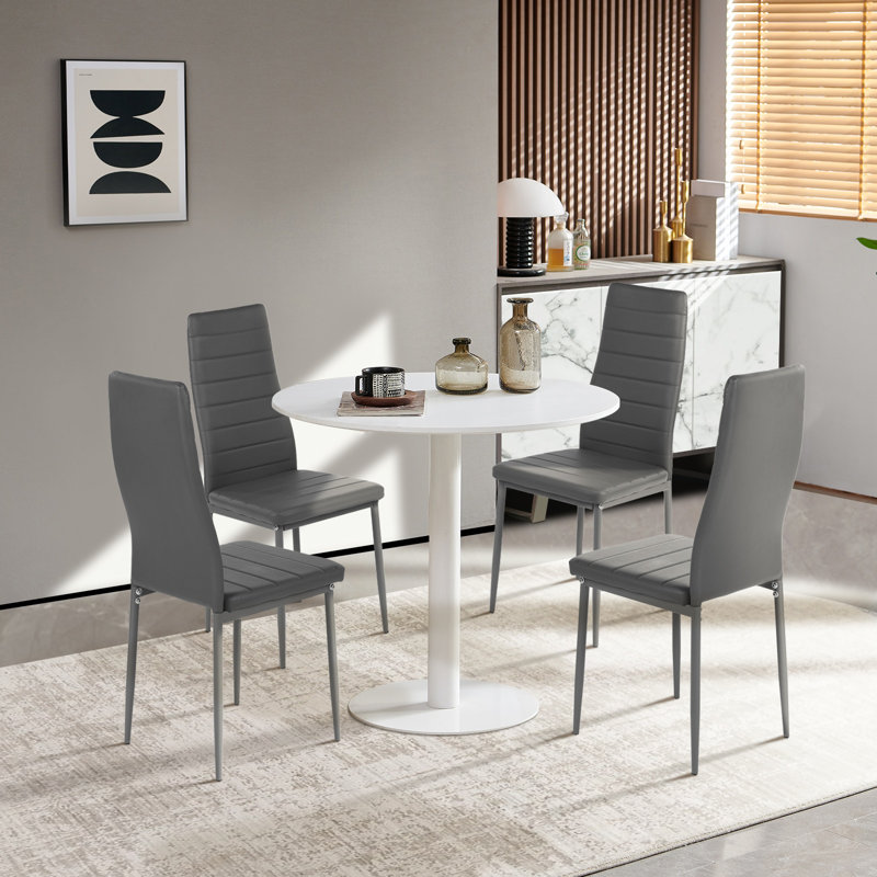 4 - Person Dining Set, Grey